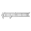 Sina Piston 11/11304 50x50x6-L=1232