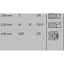 Set Segmenti 115mm x 2.5x2.5x5mm