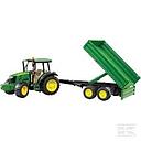 Jucarie John Deere 5115M cu Remorca